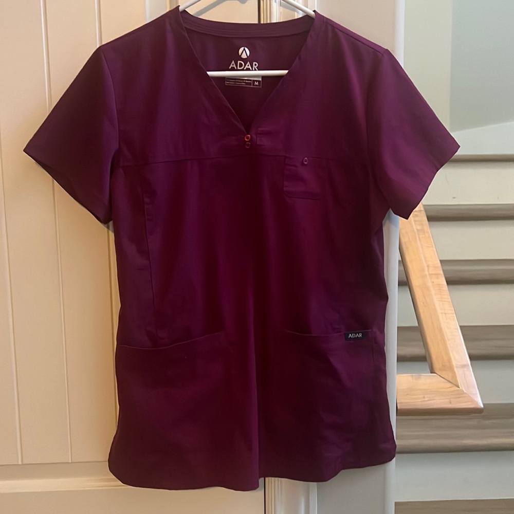 SALE ADAR Pro Women's Movement Booster plum scrubs